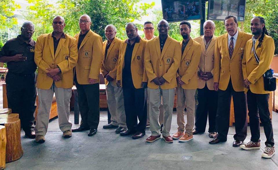 Dr. Nick with fraternity brothers